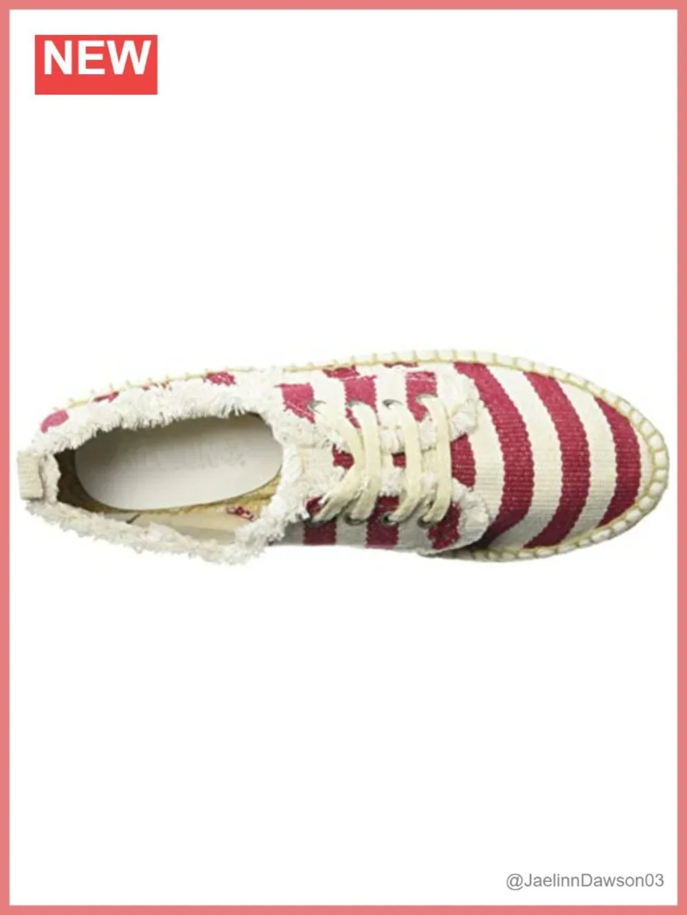 Canvas Tie Espadrilles with Jute Rubber Sole